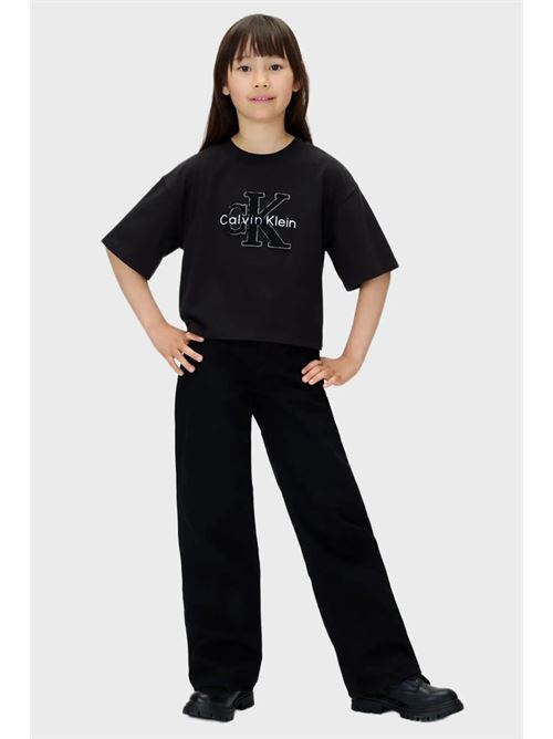 towling monologo ss t-shirt CALVIN KLEIN JEANS | IG0IG03031BEH